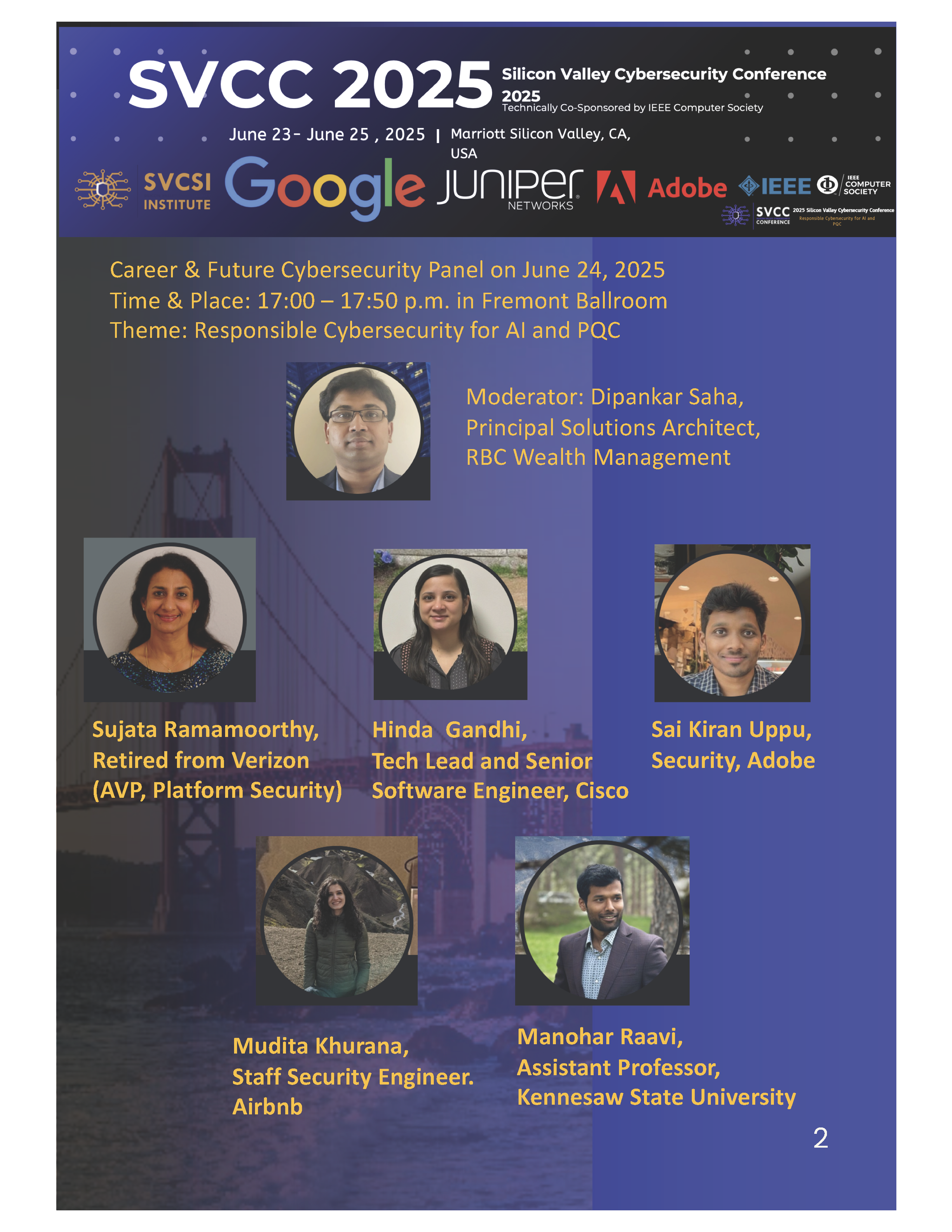 Responsible Cybersecurity for AI and PQC Panel