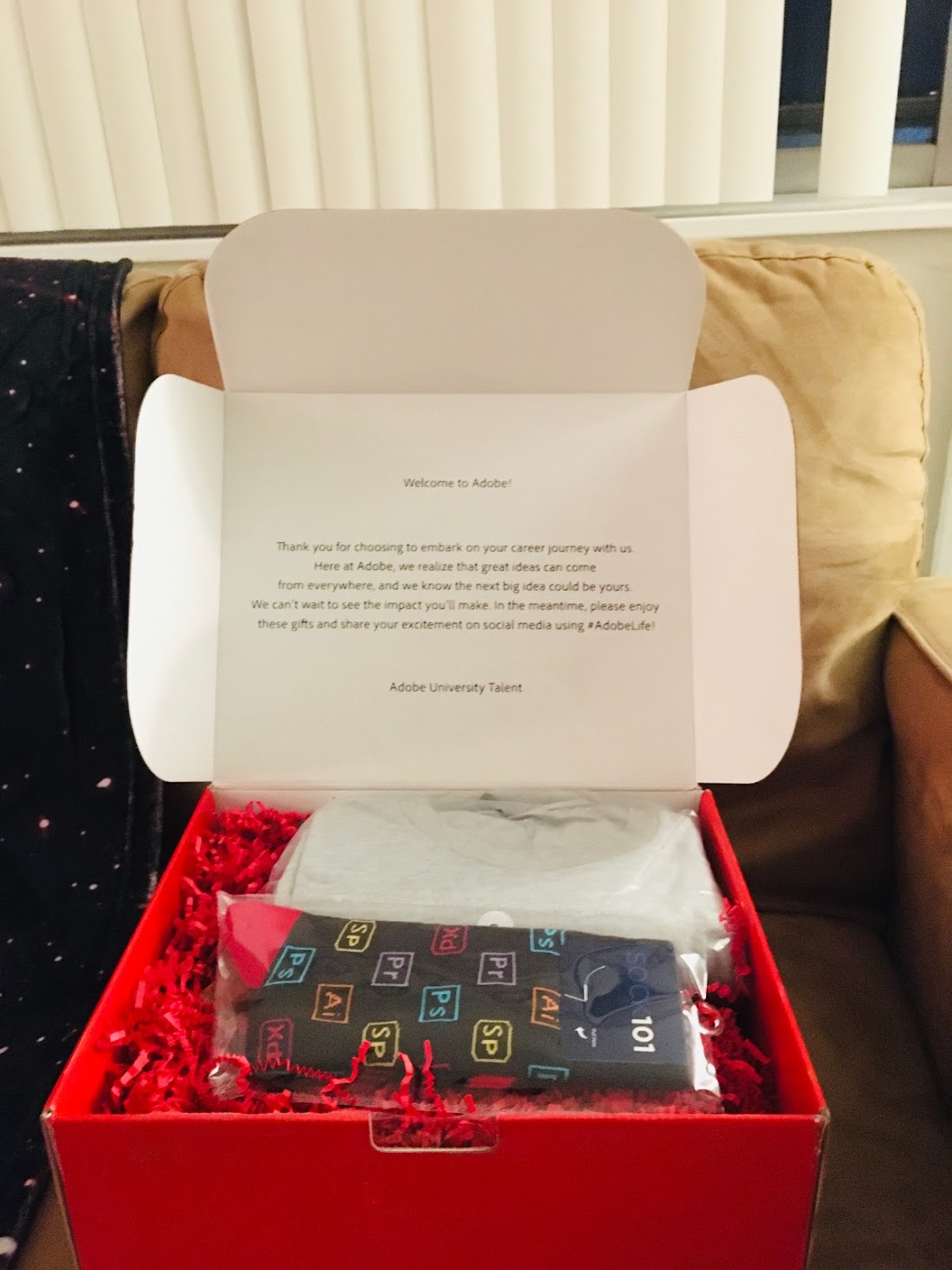 Adobe welcome gift