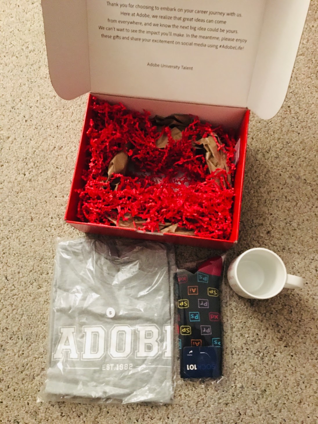 Adobe welcome gift